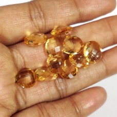 Citrine 11x9mm oval briolette 2.49 cts